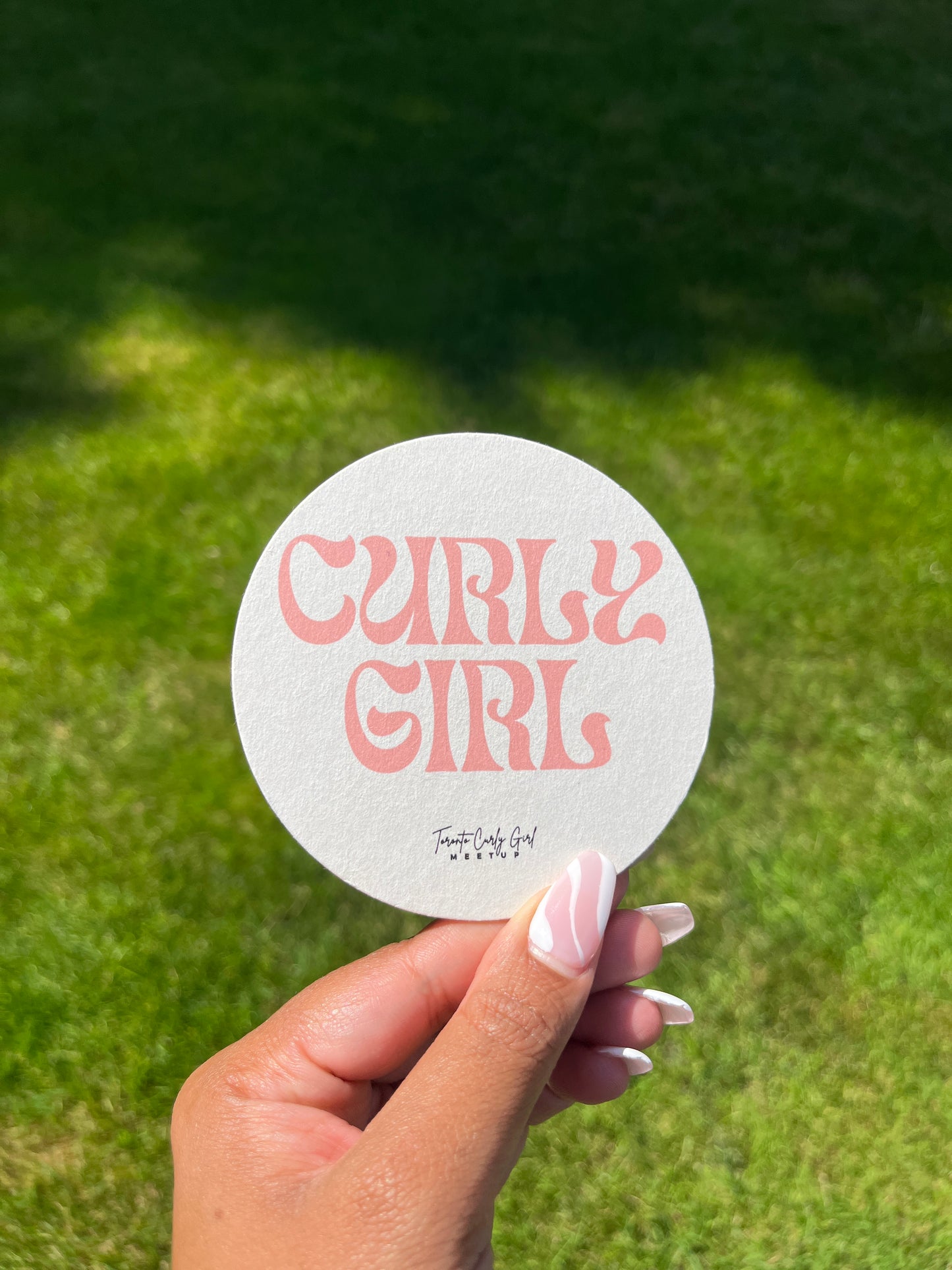 TCGM Curly Girl Coaster