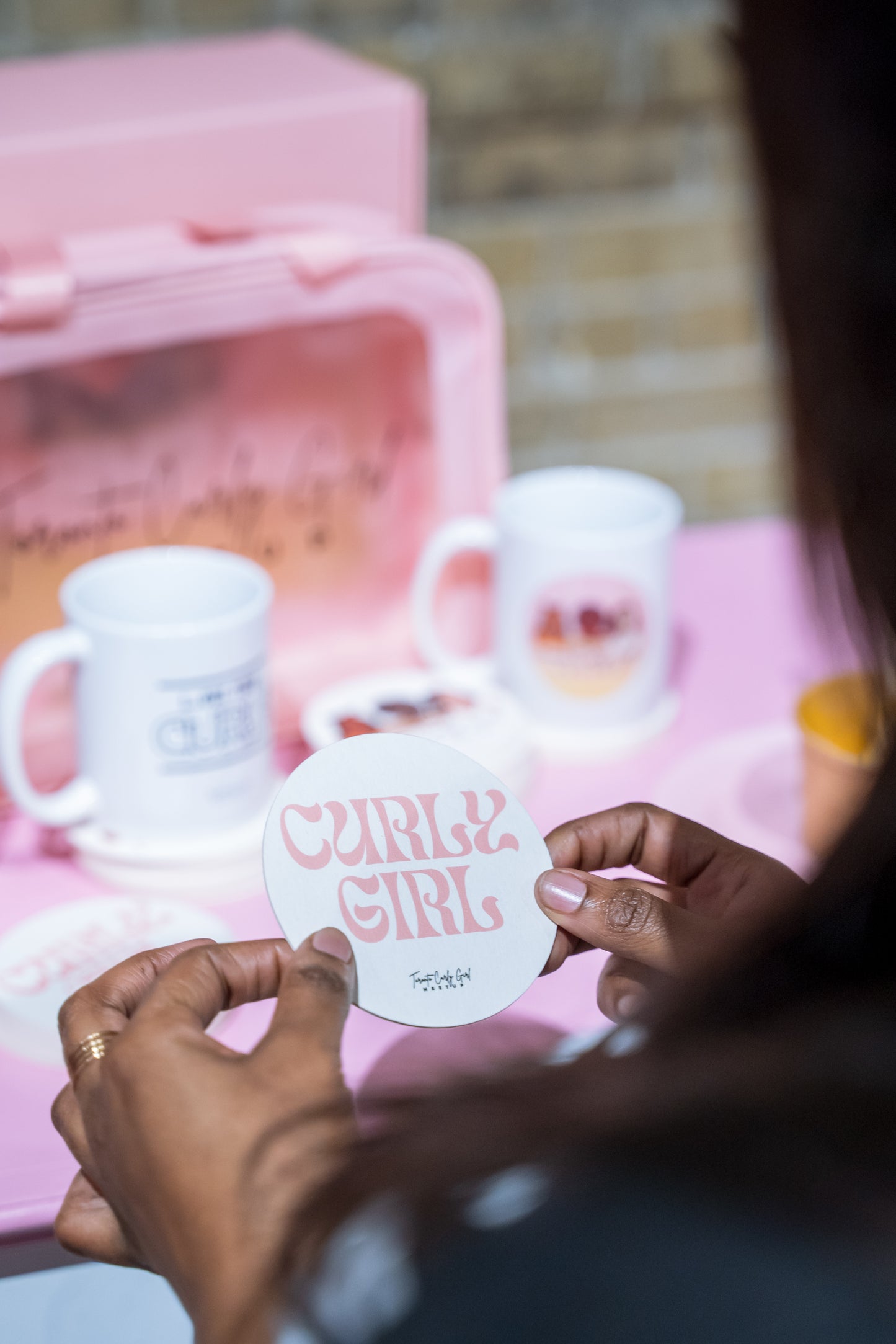 TCGM Curly Girl Coaster