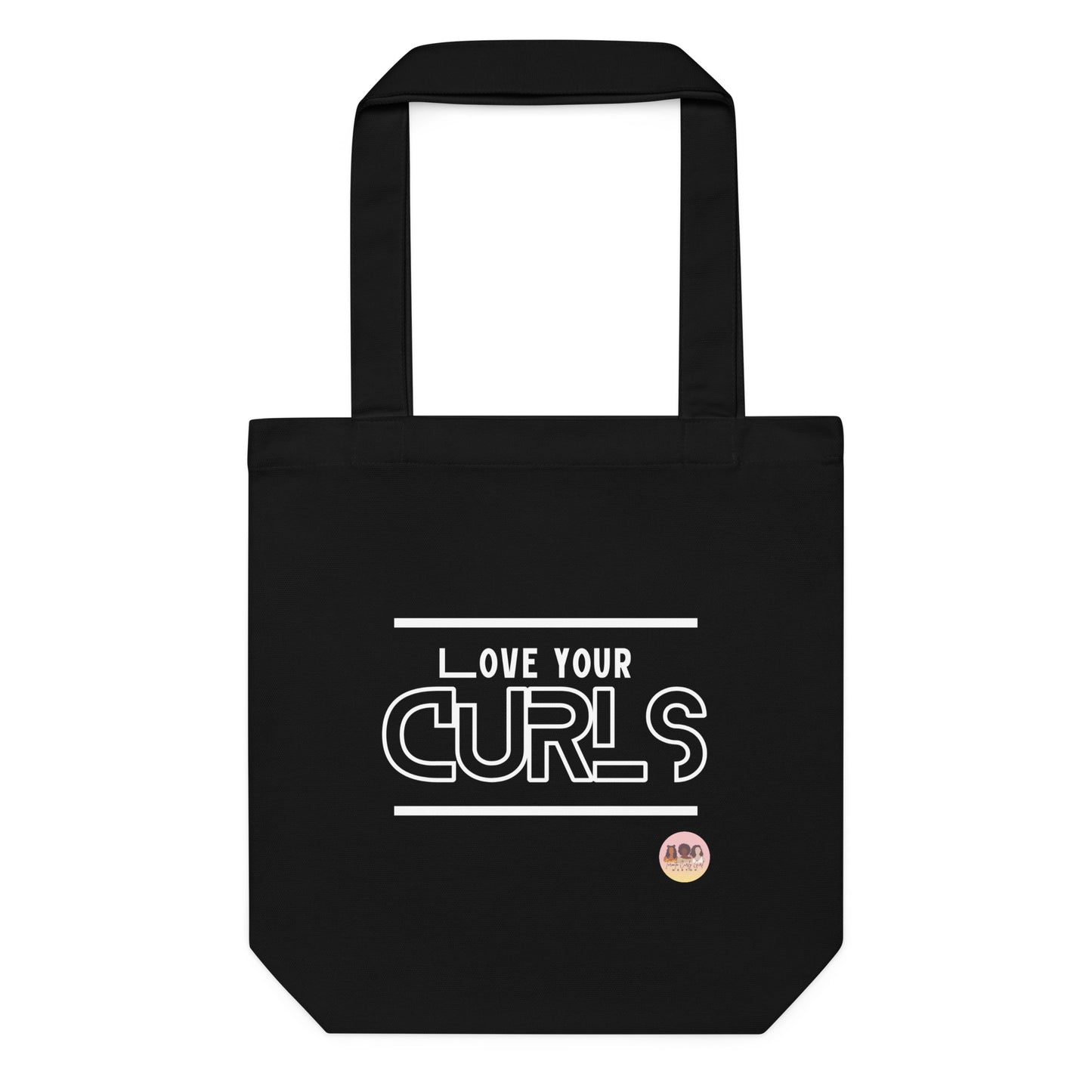 Love Your Curls Cotton tote bag