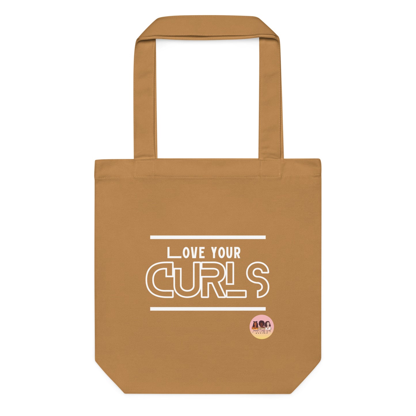 Love Your Curls Cotton tote bag